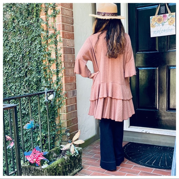 Bohemian chic Layered ruffle dress - Picture 4 of 8